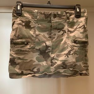 Camouflage miniskirt